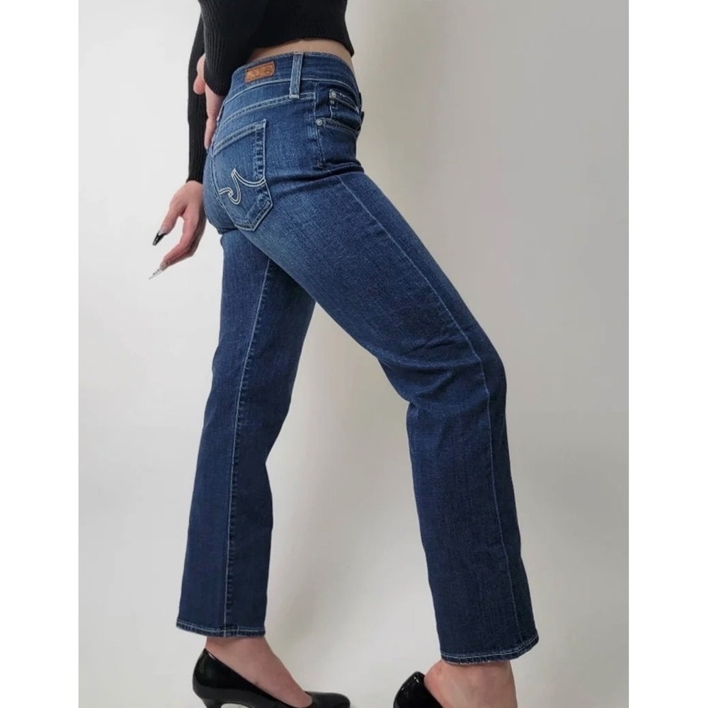 AG Adriano Goldschmied Simona Easy Straight Leg Denim Jeans Blue USA Women‎ 27R